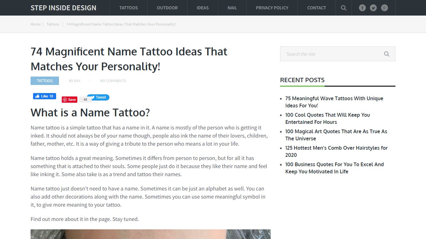 74 Magnificent Name Tattoo Ideas That Matches Your Personality!